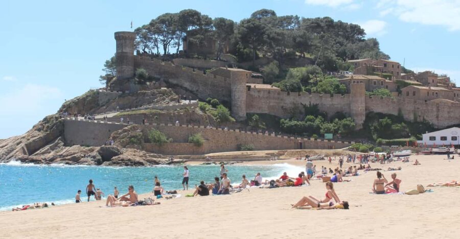 From Barcelona: Tossa De Mar Day Tour With Beach Time