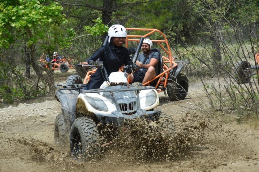 From Belek: Fully Combo Zipline, Quad Safari, Rafting, Lunch