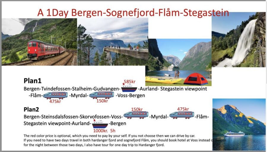 From Bergen: Flåm Flexible Tour With Stegastein Viewpoint
