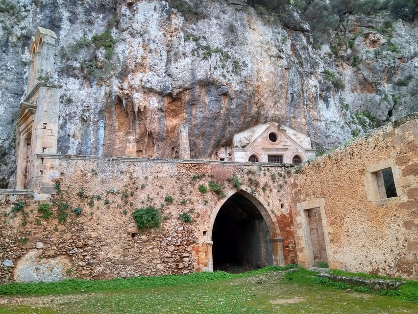 From Chania: Ag.Triada & Katholiko Monasteries | Hermit Cave