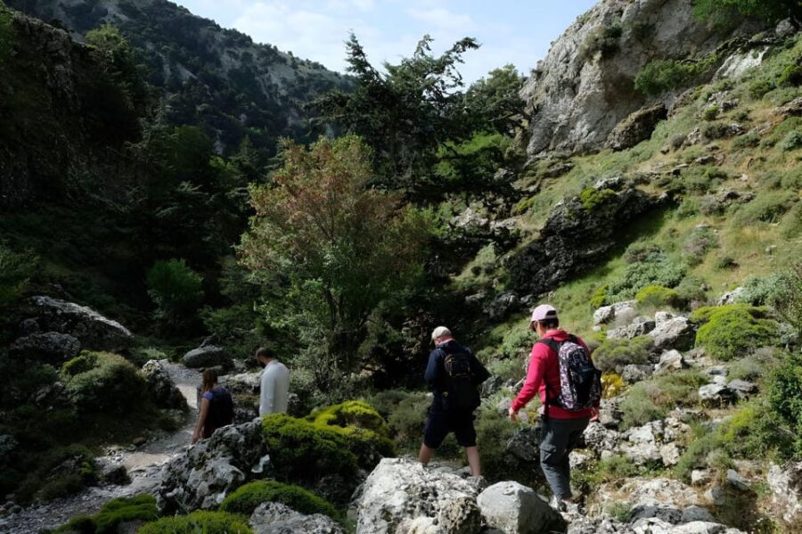 From Chania: Imbros Gorge Hike & Libyan Sea Relaxation - Overview of the Experience