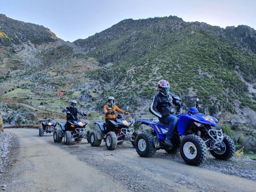 From Chefchaouen: Atv-Quad Guided Tour to Akchour Whaterfull