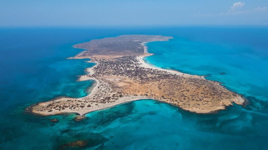 From Crete: Chrissi Island Day Trip by Boat With Swim Stop