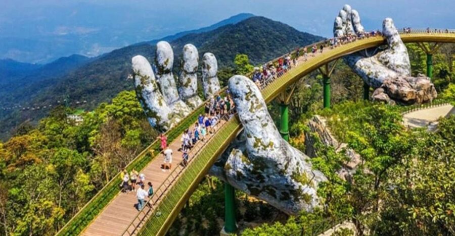 From Danang: Shuttle Bus Danang – Golden Bridge
