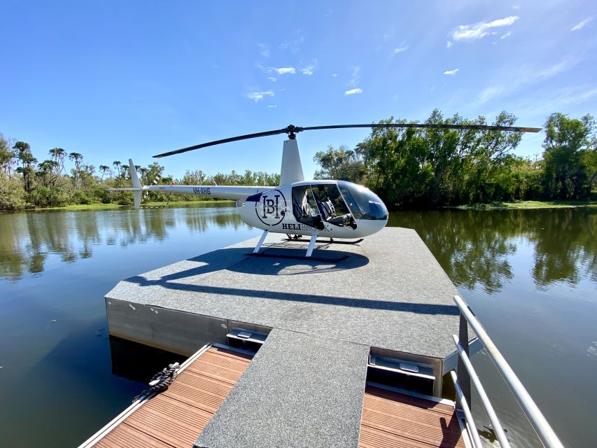 From Darwin: Top End Helicopter Ride & BBQ Cruise Day Trip - Airboat Ride Through Rainforest Channels