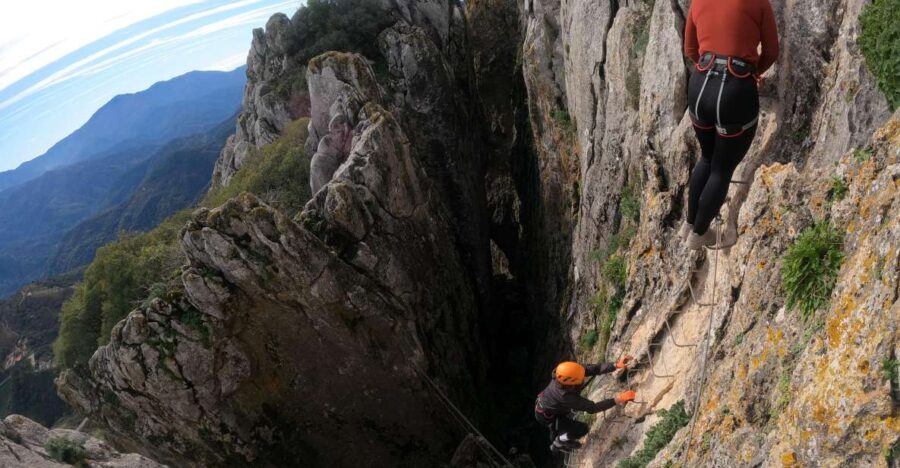 From Estepona: Benalauria via Ferrata Climbing Tour