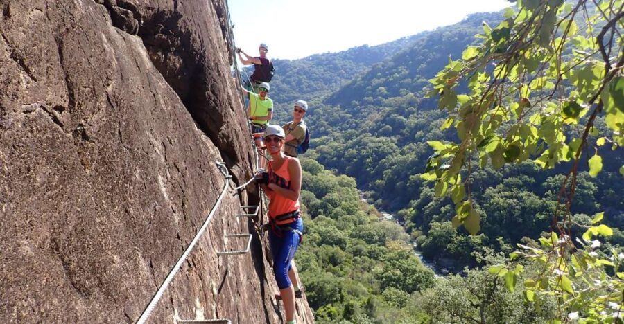 From Estepona: El Caiman via Ferrata Guided Climbing Tour