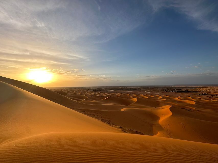 From Fes: 3-Day Luxury Desert Tour to Marrakech via Merzouga