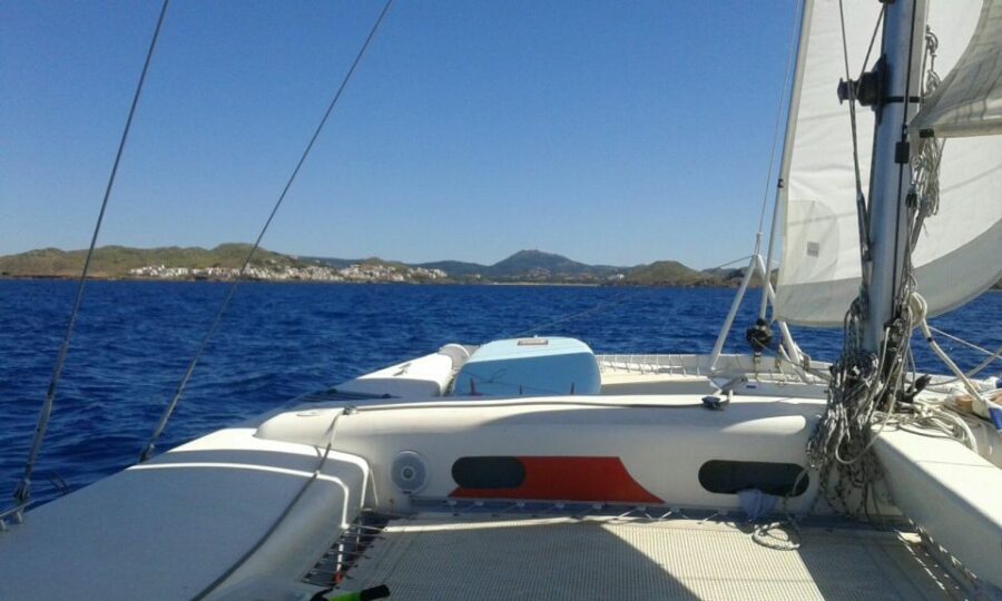 From Fornells: Half-Day Menorca Catamaran Trip W/ Snorkeling