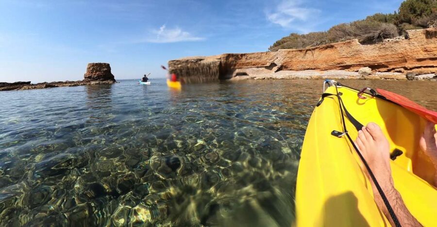 From Inmood Hotel Alcanada. Kayaking Guided Route Island
