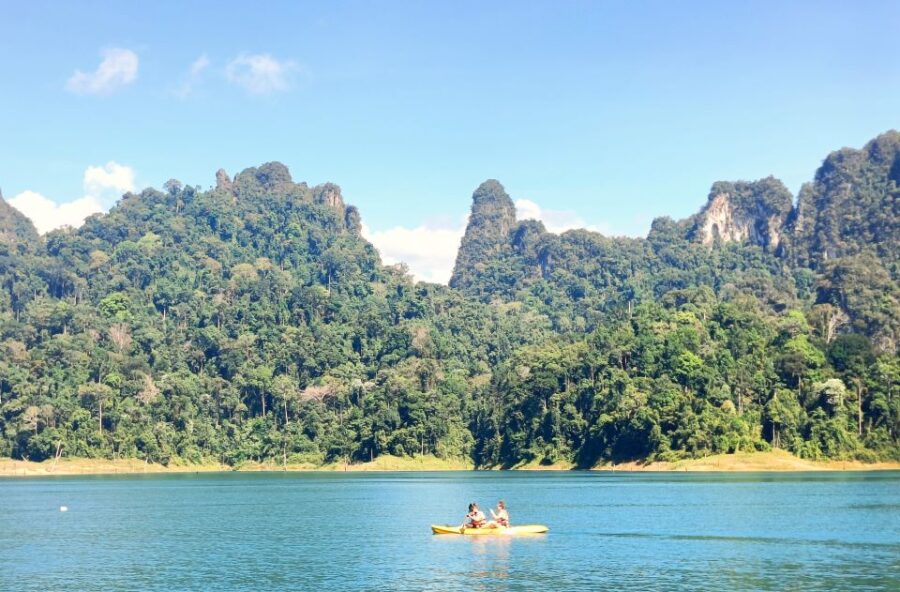 From Khao Lak: Khao Sok & Cheow Lan Lake Tour With Kayaking