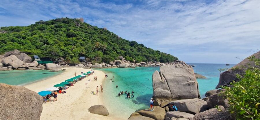 From Koh Tao: Visit to Koh Nang Yuan With Hotel Transfers