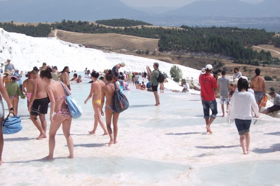 From Kusadasi and Selcuk: Pamukkale and Hiearapolis Tour