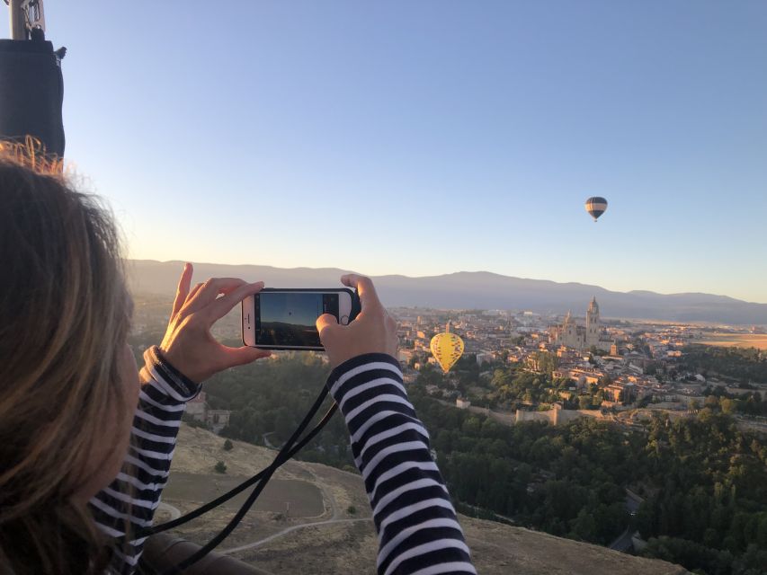 From Madrid: Hot Air Balloon Over Segovia With Transfer