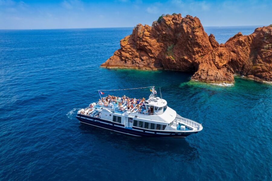 From Mandelieu: Corniche D’or Sightseeing Cruise With Guide