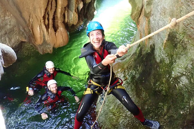 From Mijas: Guadalmina Canyon Canyoning Tour