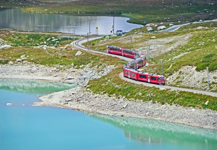 From Milan: Bernina Train and St. Moritz Day Trip