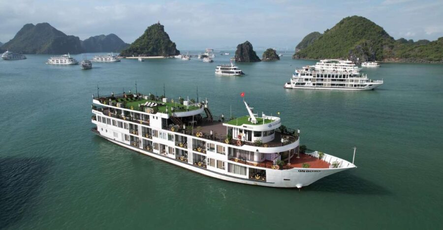 From Ninh Binh: Ha Long Bay 5 Star Cruise, Private Balcony