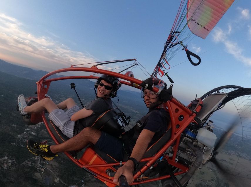 From Parelia: Paramotor Flight Over Corfus Coast