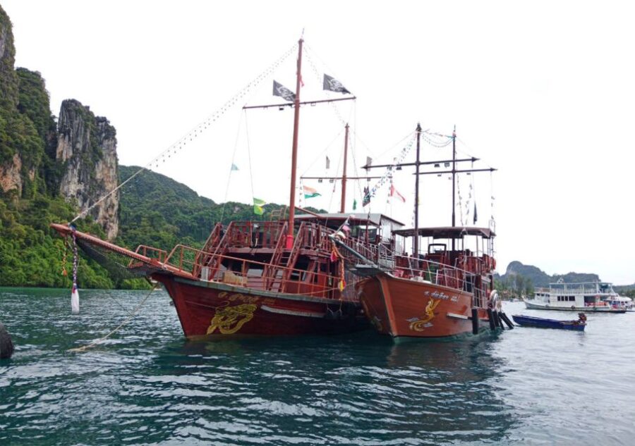 From Phi Phi Island: Pirate Boat With Sunset