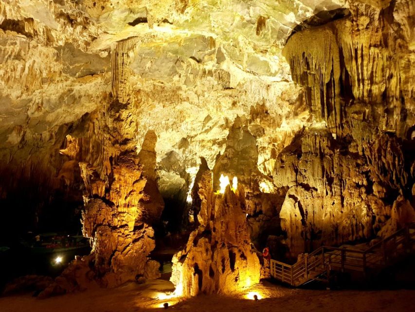 From Phong Nha Town: Paradise Cave & Zipline at Dark Cave