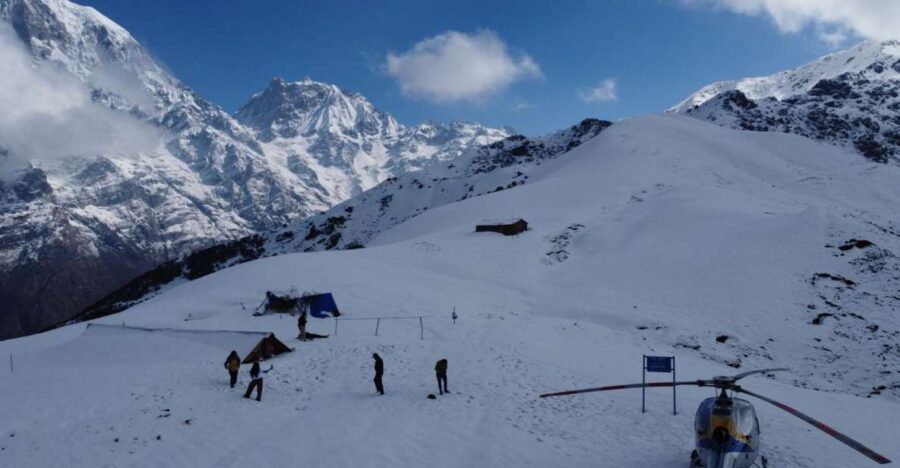 From Pokhara: Annapurna Base Camp Helicopter Tour