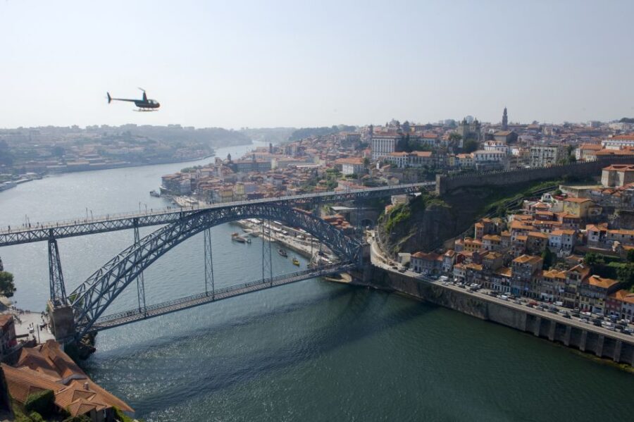 From Porto: City and Douro River Helicopter Sightseeing Tour - Tour Overview