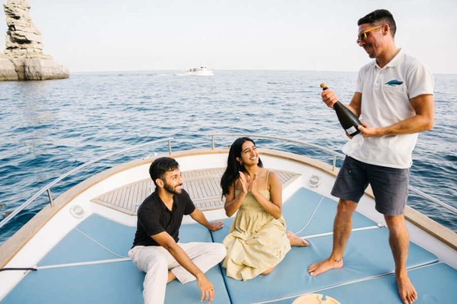 From Positano/Praiano: 1h 30 Min Private Sunset Cruise
