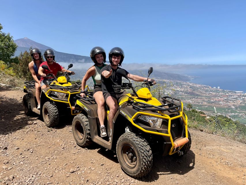 From Puerto De La Cruz: Quad Ride With Snack and Photos