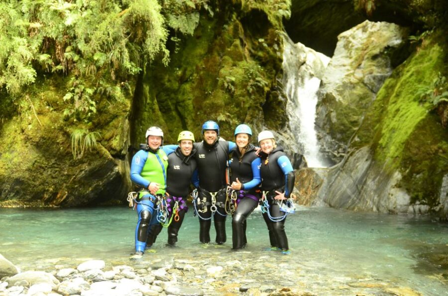 From Queenstown: Mount Aspiring Full-Day Canyoning Adventure