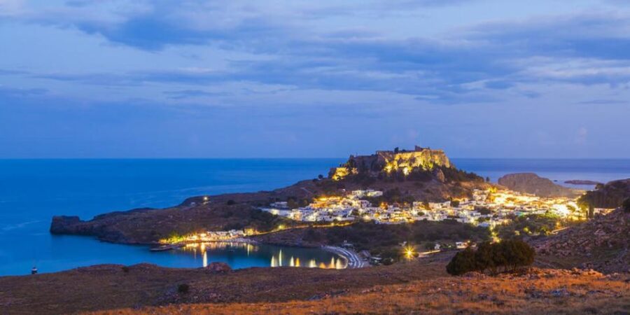 From Rhodes City:Evening Bus Trip To Lindos - Activity Overview