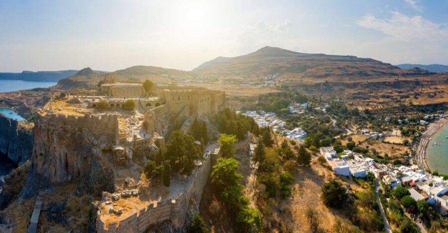 From Rhodes: Lindos Village and Acropolis Guided Tour