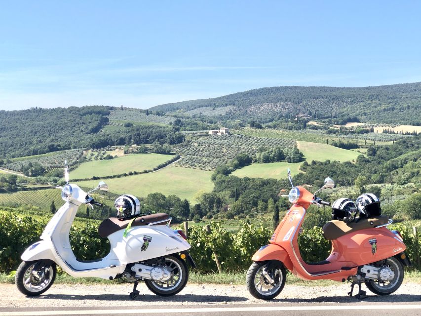 From San Gimignano: Chianti Half-Day Vespa Tour With Lunch