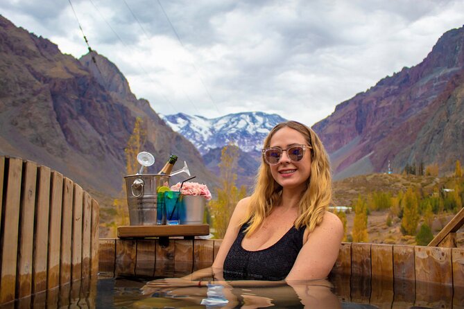 From Santiago: Cajón Del Maipo, Pool and Spa Tour