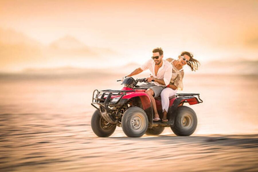 From Sharm: Private ATV Sunrise or Sunset & Bedouin Village - Activity Overview