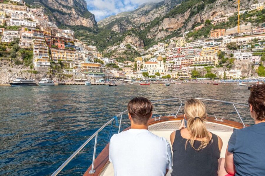 From Sorrento : Private Boat Tour Capri and Positano