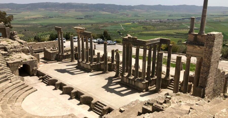 From Tunis or Hammamet: Oudhna, Testour and Dougga Day Tour
