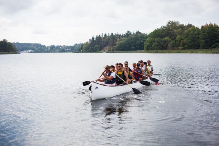 From Vaxholm: Stockholm Archipelago Big Canoe Adventure