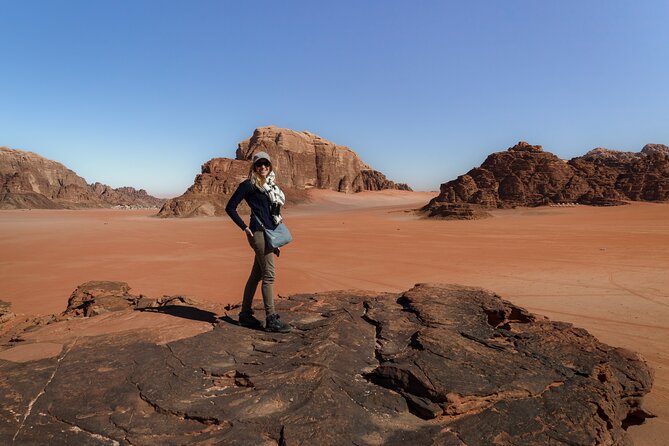 From Wadi Rum: Small-Group 5 Hour Jeep Tour + Overnight