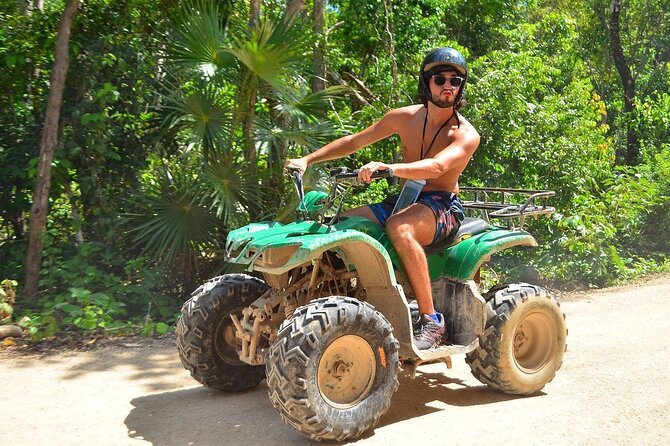 Full Adrenaline Day in Tulum! ATVs, Zipline, Cenote, Rappel, Food