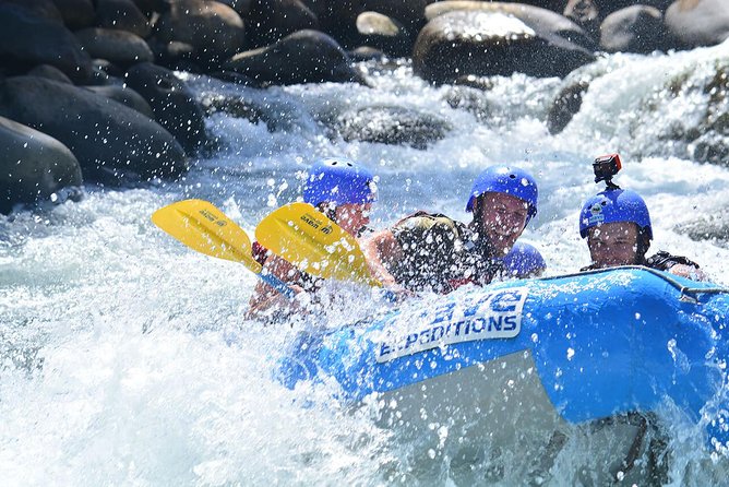 Full Day Class II-III Rafting and Canyoning Rappelling From La Fortuna-Arenal