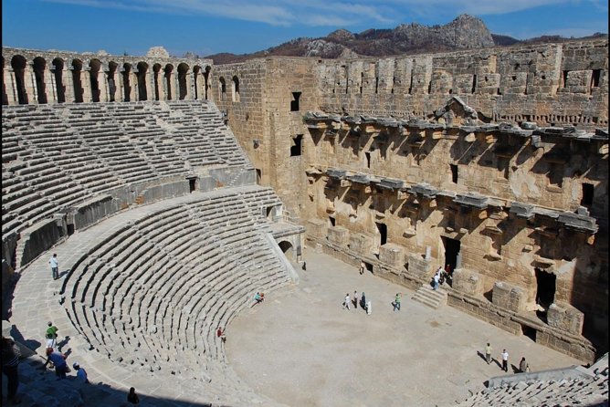 Full-Day Tour of Kursunlu Waterfalls, Aspendos, and Ancient Ruins of Side From Alanya