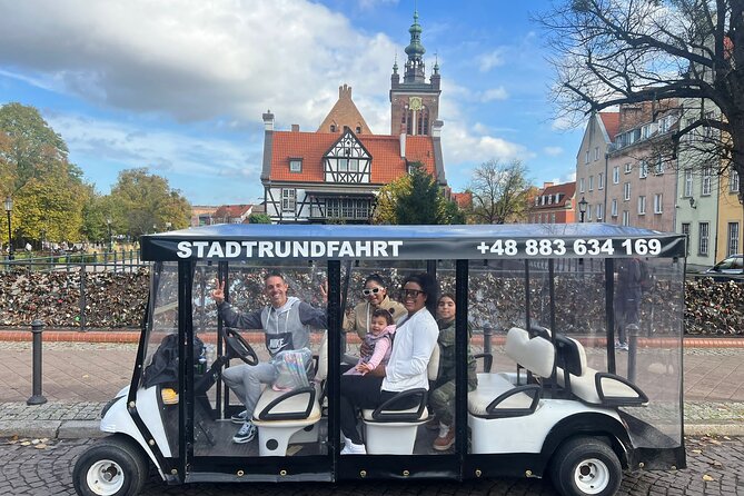 Gdansk 2H Top City Sightseeing Tour by Golf Cart