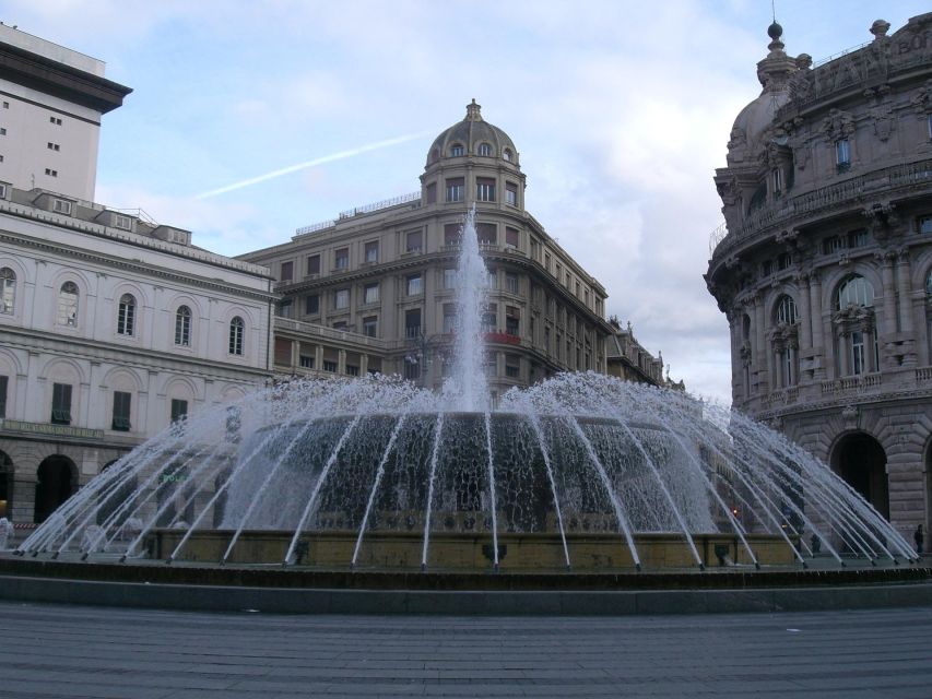 Genoa - Private Historic Walking Tour - Piazza De Ferrari and Its Fountain