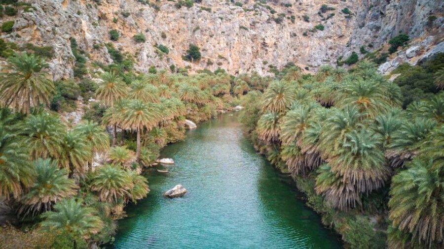 Georgioupolis: Preveli Palm Beach Day Trip by Bus and Boat
