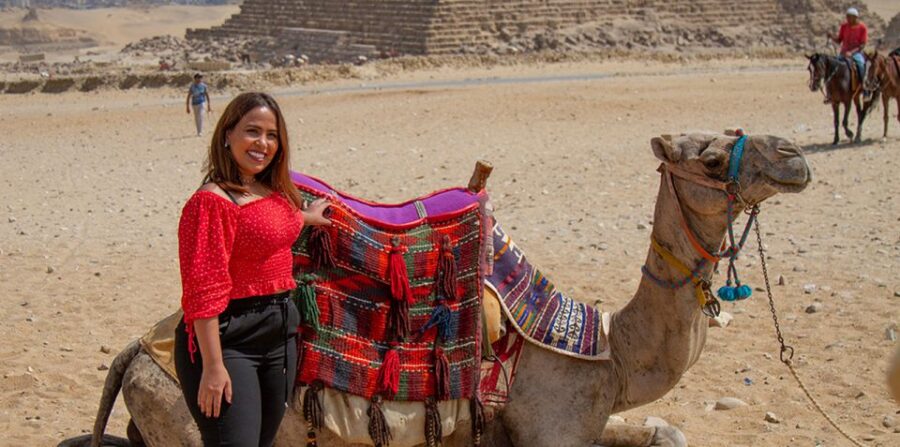 Giza: Pyramids at Sunset Guided Camel Tour - Tour Overview and Details