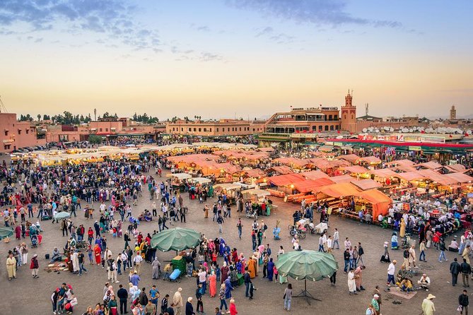 Guided Shared Day Trip Agadir to Marrakech Medina & Souks