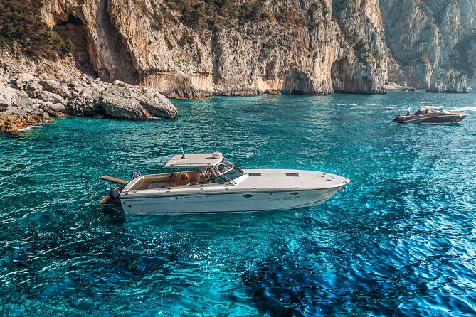 Half Day Around Capri by Itama 38 Speedboat