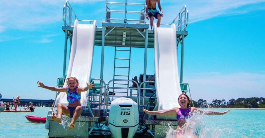 Half Day Double Decker Pontoon Boat Rental- Okaloosa Island
