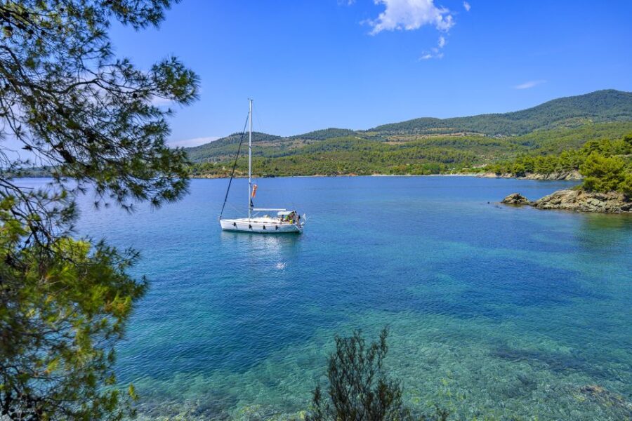 Halkidiki: Private Sailing Yacht Cruise Swim in Blue Waters - Booking and Cancellation Details